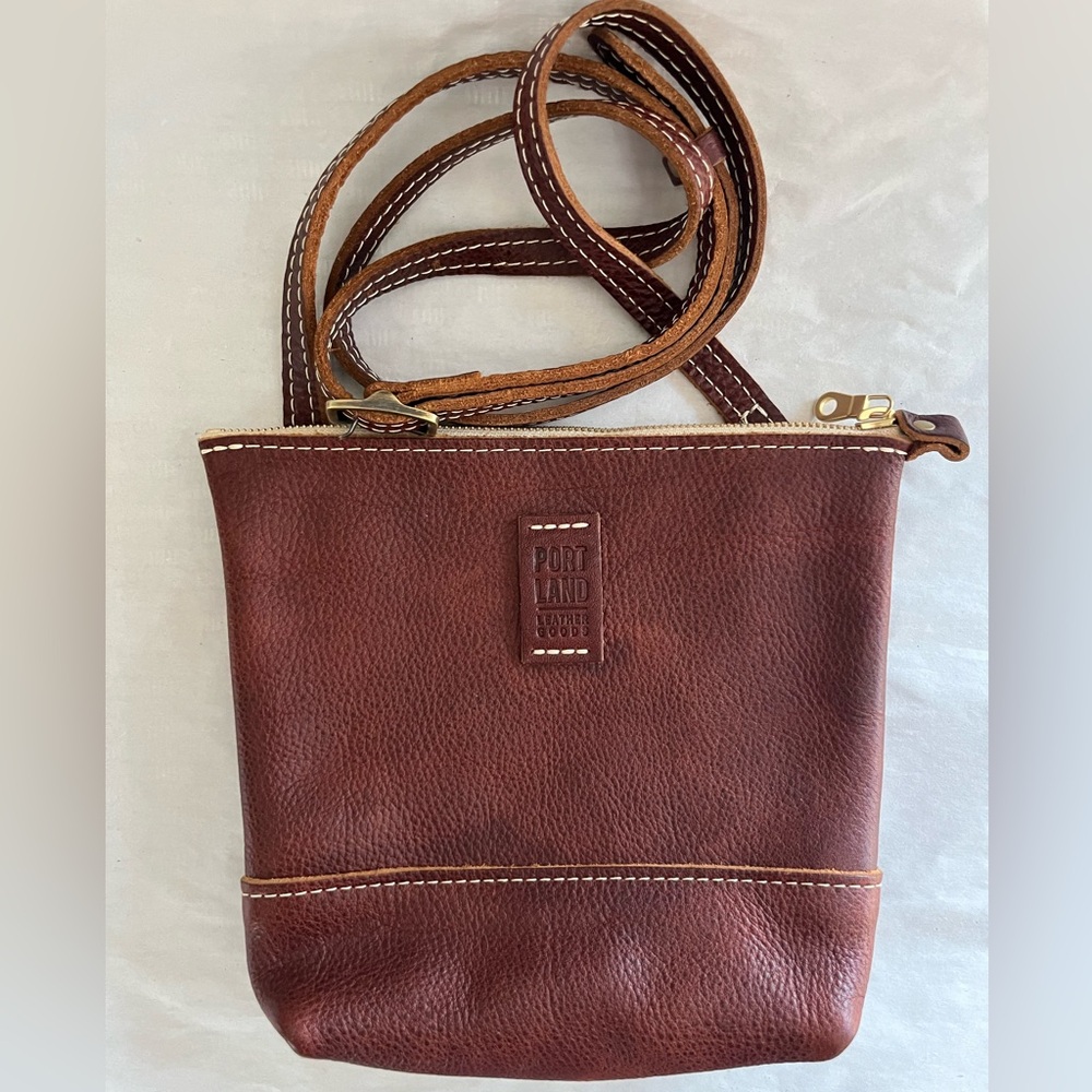 Portland Leather Goods Festival Bag in Nutmeg